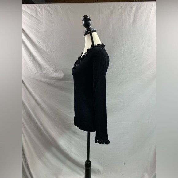 Dana Bachman Black Knit Top - Picture 3 of 7